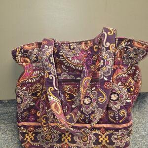 Vera Bradley Safari Sunset Paisley Tote Bag